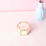 Compact Jewelry Organizer Ring Box Transparent Desk Decorations