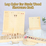 Wood Earring Holder Stand Display Board for Dresser Table