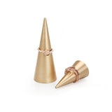 Metal Ring Holder Cone Display Stand Jewelry Storage Rack