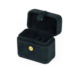 4-Slot Jewelry Box with Lid for Rings, Earrings, Necklaces - Wedding Ring Case