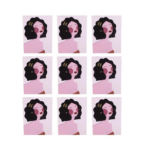 100 Pcs Mixed Ear Studs Earrings Card Women Gift Board Caps for Home Shop