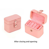 Jewelry Box with Lid Ring Earring Necklace Organizer