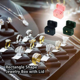 Jewelry Box with Lid Ring Earring Necklace Organizer