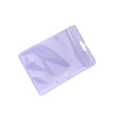 100Pcs Clear Zipper Bags Macaron Sealing Reusable Pouches