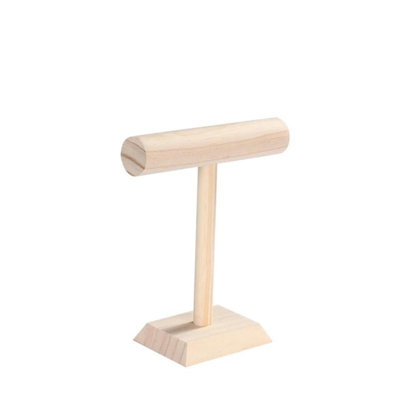 Wood Jewelry Display Stand Necklace Bracelet Storage Holder