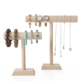 Wood Jewelry Display Stand Necklace Bracelet Storage Holder