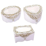 European Style Jewelry Box Portable Earring Holder Gift Display Case