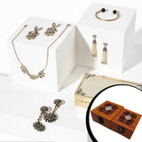 Portable Jewelry Box Case Organizer Travel Container Earrings Bracelets