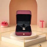 Fillet Corner Pendant Box for Thanksgiving Jewelry