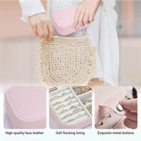 High Jewelry Box Organizer Storage Leather Holder Earrings Ring Necklace Case