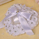 Rose Ring Pillow Box Wedding Holder Container Valentine Display