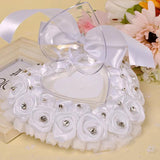 Rose Ring Pillow Box Wedding Holder Container Valentine Display