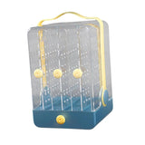 Dustproof Earrings Display Stand Portable Transparent