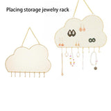 Cloud Wall Mounted Earring Holder Organizer