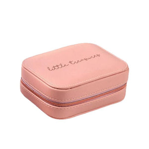 Large Capacity Zipper Jewelry Storage Box