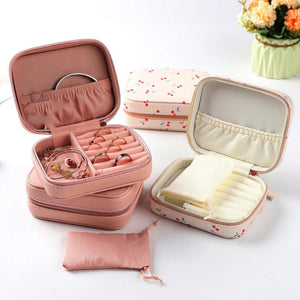 Large Capacity Zipper Jewelry Storage Box