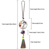 7 Chakra Tree Of Life Hanging Ornaments Stone Pendant