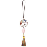 7 Chakra Tree Of Life Hanging Ornaments Stone Pendant
