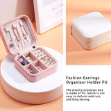 Jewelry Storage Box Necklace Bracelet Portable Travel Bedroom Room Jewellery
