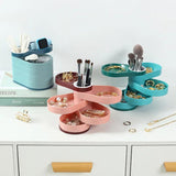 Rotatable Jewelry Display Organizer Large Rings Earrings Necklace