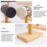 Bracelet Chain Watch T-Bar Rack Jewelry Wood Stand Bangle Style Organizer