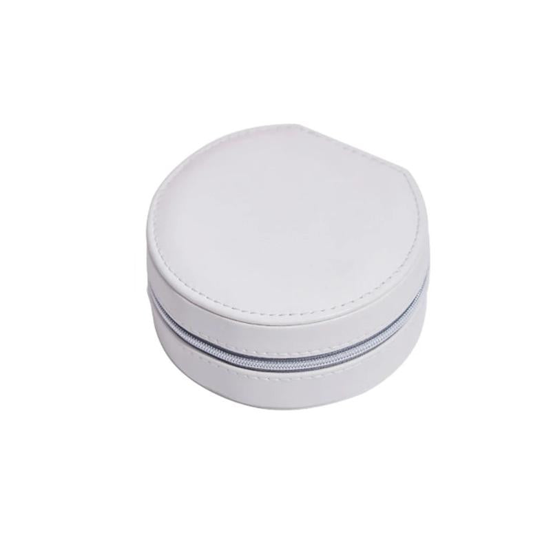 PU Jewelry Display Organizer Round Multifunction Case