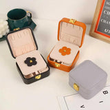 PU Leather Jewelry Box Display Stand Lightweight Storage Organizer