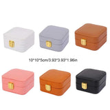 PU Leather Jewelry Box Display Stand Lightweight Storage Organizer