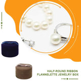 Velvet Box Storage Jewelry Display Organizer Ring Round Case Earrings Bracelet