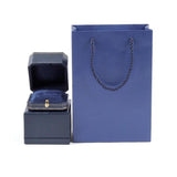 Gilded Square Jewelry Box with Lifting Bag