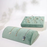 Velvet Jewelry Display Stand for Necklace and Earrings