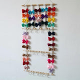 4-Layer Hair Pin Holder Rack with Hooks Hairpin Organizer