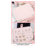 Double Layers Jewelry Organizer Large Capacity Storage Box Necklace Holder