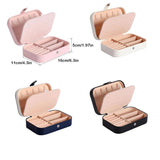 Double Layers Jewelry Organizer Large Capacity Storage Box Necklace Holder