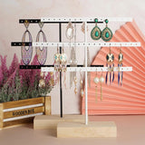 3-Tier Wood Jewelry Display Stand for Earrings, Necklaces, Pendants