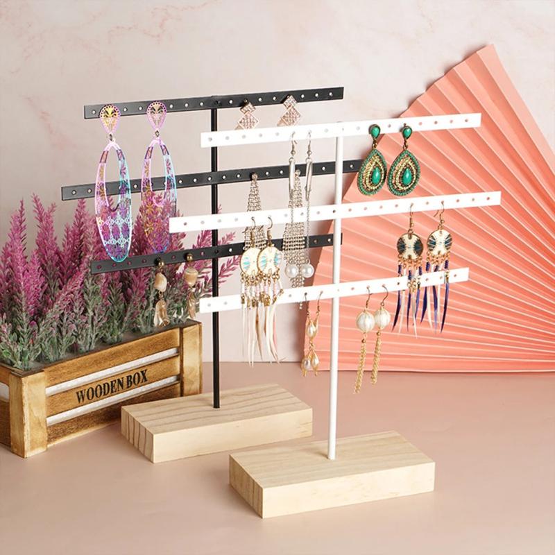 3-Tier Jewelry Display Stand Earrings Pendant Organizer Holder