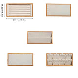 Portable Jewelry Display Holder Replacement Lints Cushion Tray Case Container