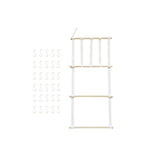 4-Layer Hair Pin Holder with Hooks for Jewelry Display
