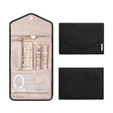Foldable Jewelry Carrying Bag for Women Earring Necklace Watches Bracelet