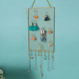 Wall Mounted Jewelry Holder Metal Earrings Bracelet Bangle Stand