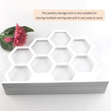 Plywood Jewelry Organizer Hanging Earring Holder Display Stand for Stud Earrings