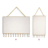 Wall Mounted Jewelry Holder with Hooks