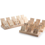 Wood Ear Stud Display Holder Portable Detachable Replacement Storage