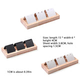 Earrings Stud Wood Display Jewelry Stand Holder