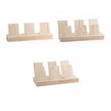 Wood Ear Stud Display Holder Earring Base Rack Bracket