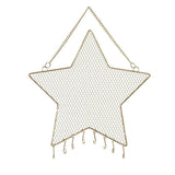 Moon Star Jewelry Rack Earrings Organizer Holder Hanging Pendent Decor