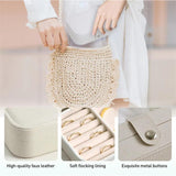 Travel Jewelry Box Organizer Earring Necklace Ring Holder Display Case