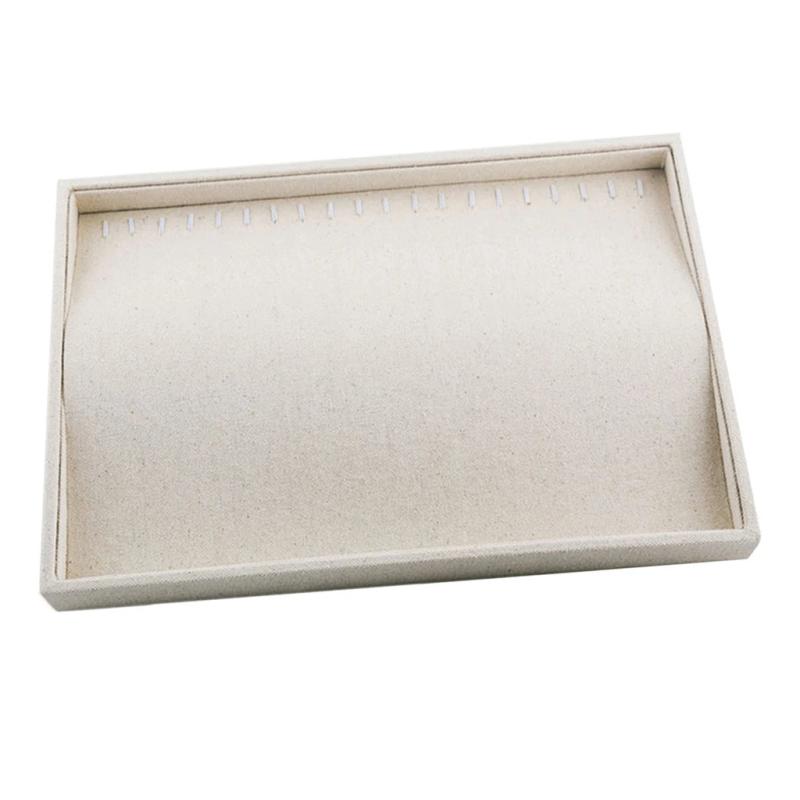 Velvet Stackable Jewelry Display Tray Case Holder Organizers