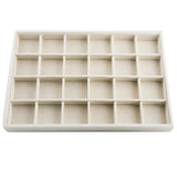 Velvet Stackable Jewelry Display Tray Case Holder Organizers