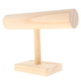 Wooden T-Bar Bangle Bracelet Holder Jewelry Display Rack